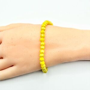 Yellow Beaded Bracelet